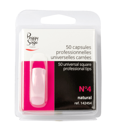 Capsules universelles carrées x50 Peggy sage - ONGLES PRO