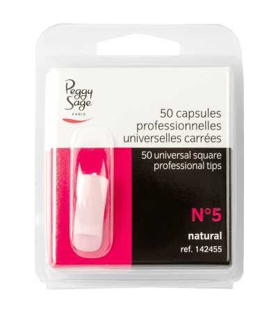 Capsules universelles carrées x50 Peggy sage - ONGLES PRO