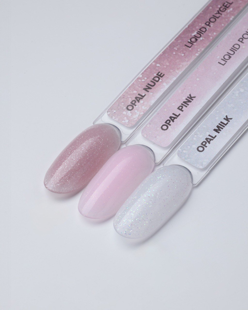 Collection Nouveaux Polygels liquides Opal et Red (5+1) - ONGLES PRO