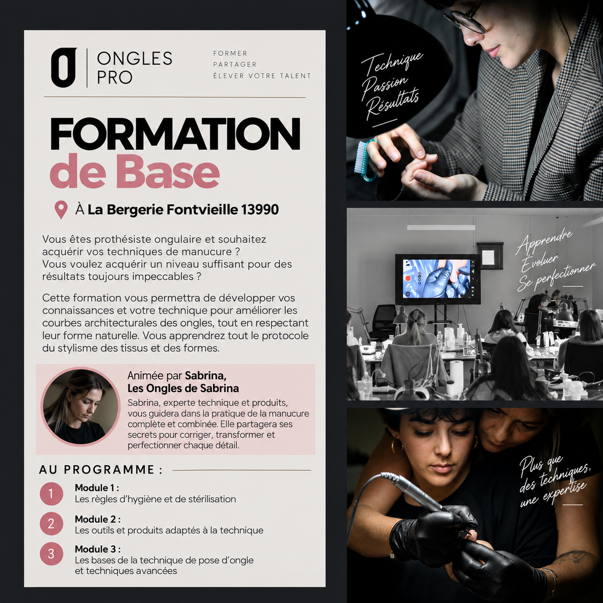 Formation Base Gel - 24 au 27 mars 2025