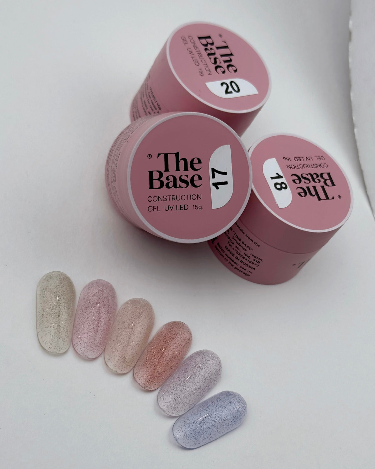 Gel de Construction The Base 20 réfléchissant 15ml - ONGLES PRO
