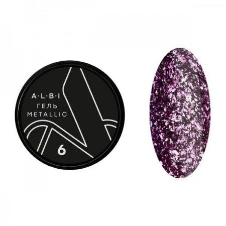Vernis semi permanent Albi Metallic 6 - ONGLES PRO