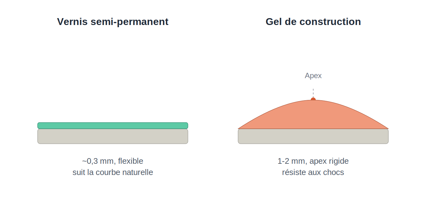Gel de Construction vs. Vernis Semi-Permanent : Le Guide Technique pour un Choix Éclairé