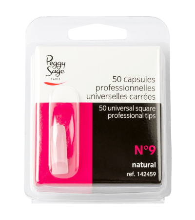 Capsules universelles carrées x50 Peggy sage - ONGLES PRO