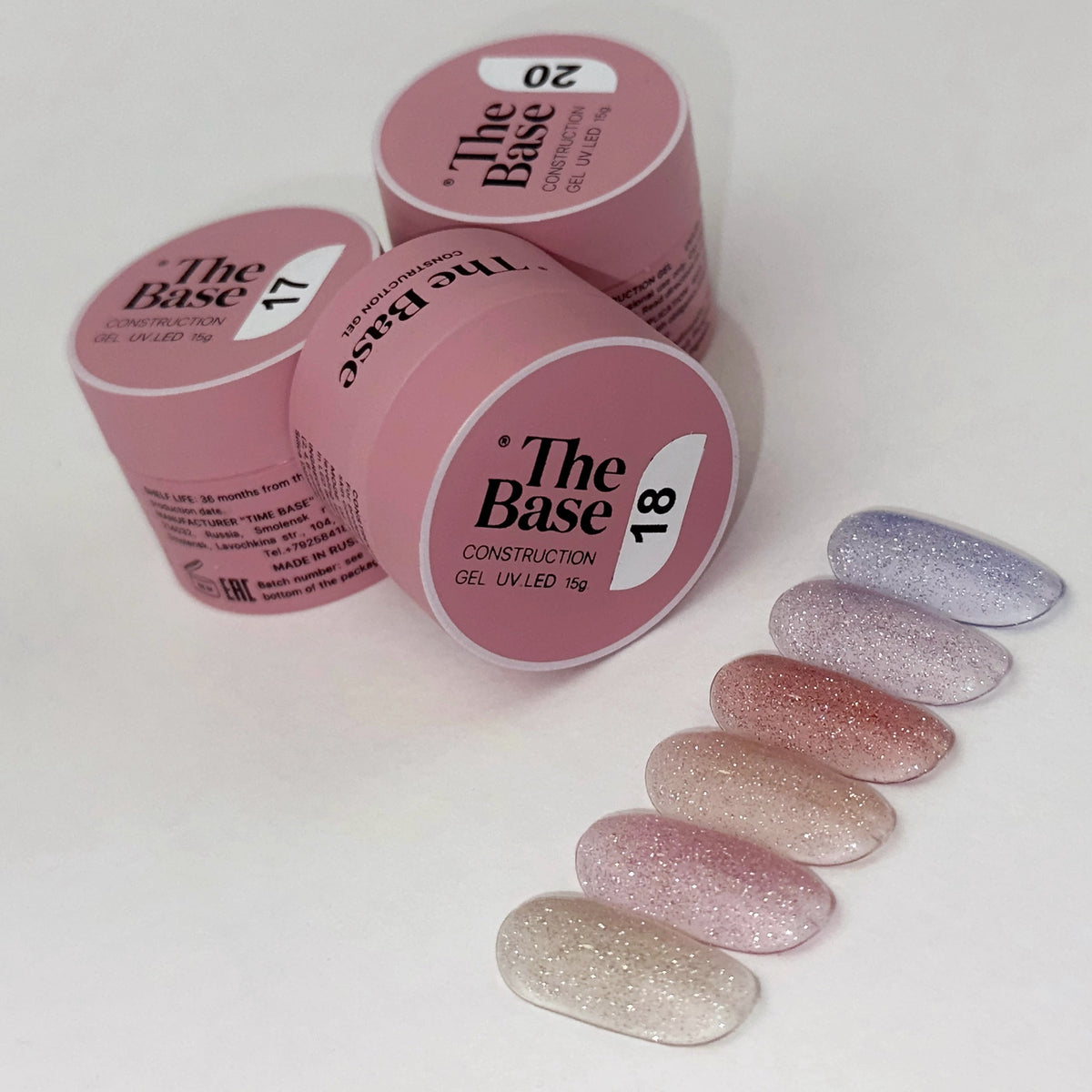 Gel de Construction The Base 19 réfléchissant 15ml - ONGLES PRO