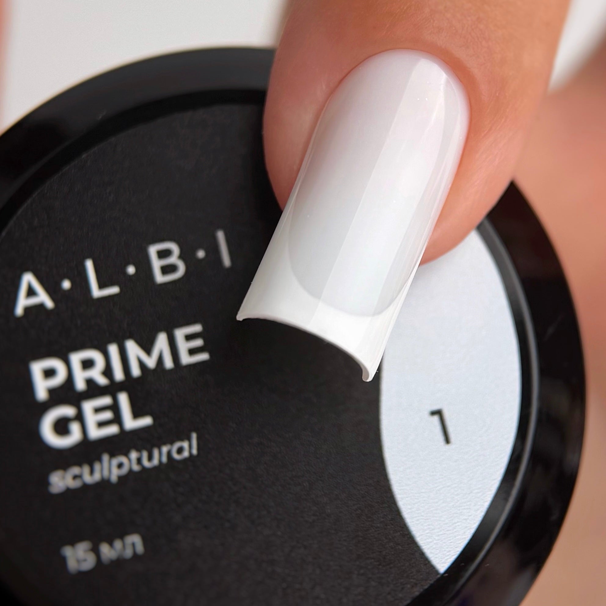 Prime Gel Albi 1 – Gel de Construction Modelable Blanc