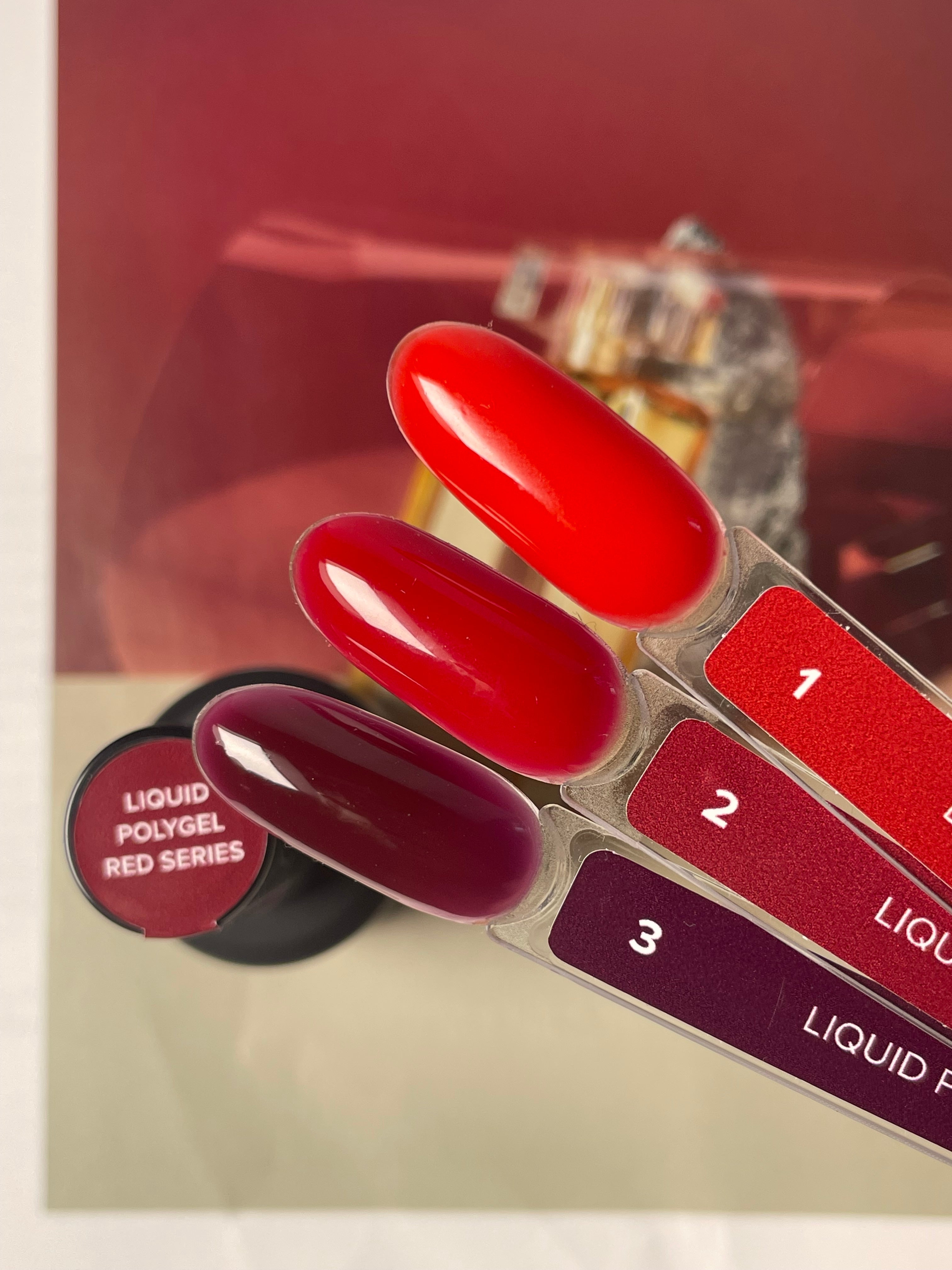 Polygel liquid Red Serie 2 - ONGLES PRO