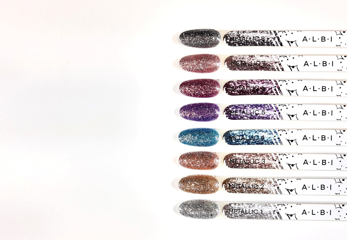 Vernis semi permanent Albi Metallic 8 - ONGLES PRO
